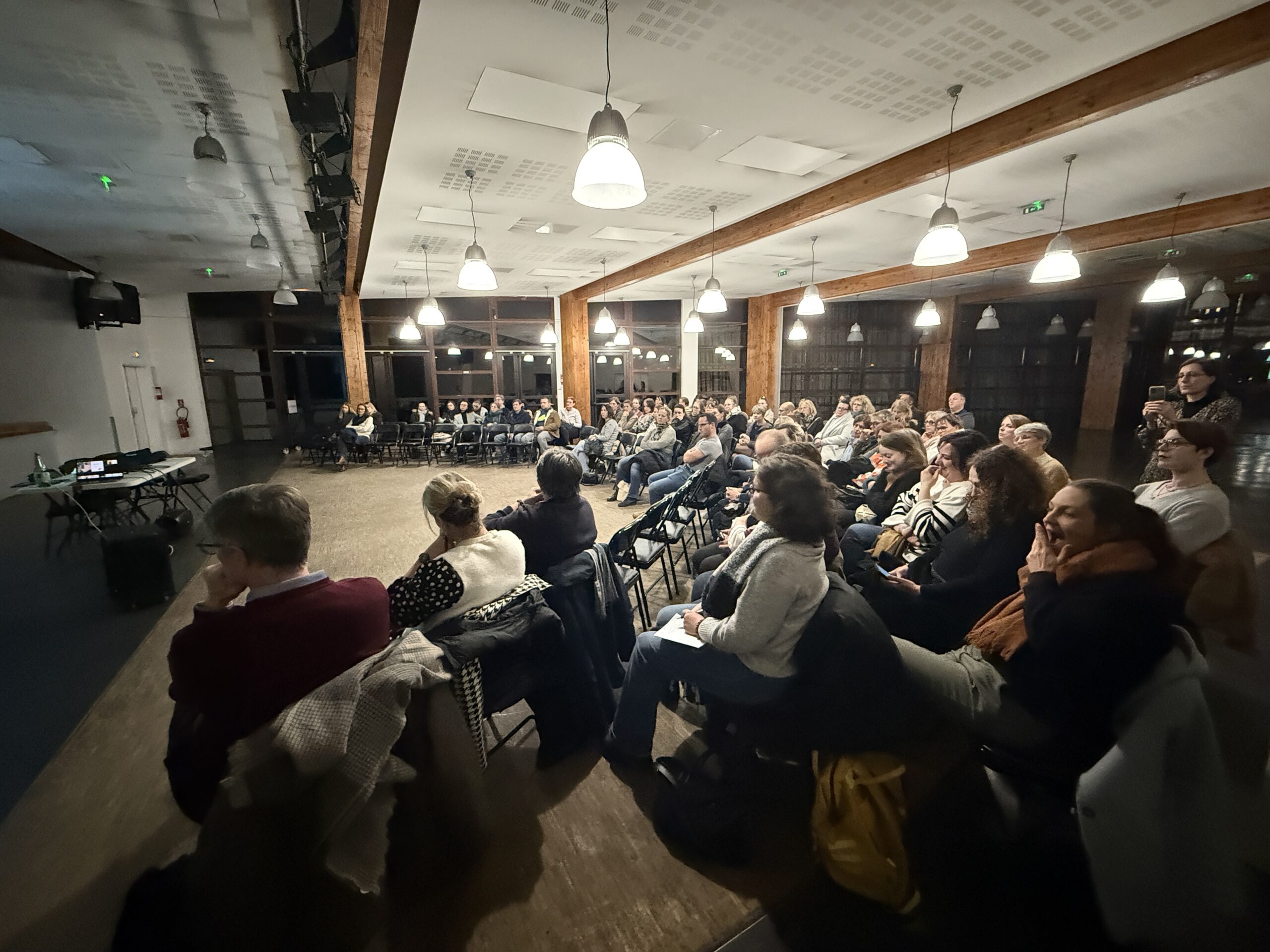 Salle de conférence lors d'une intervention d'Antoine Métayer en entreprise